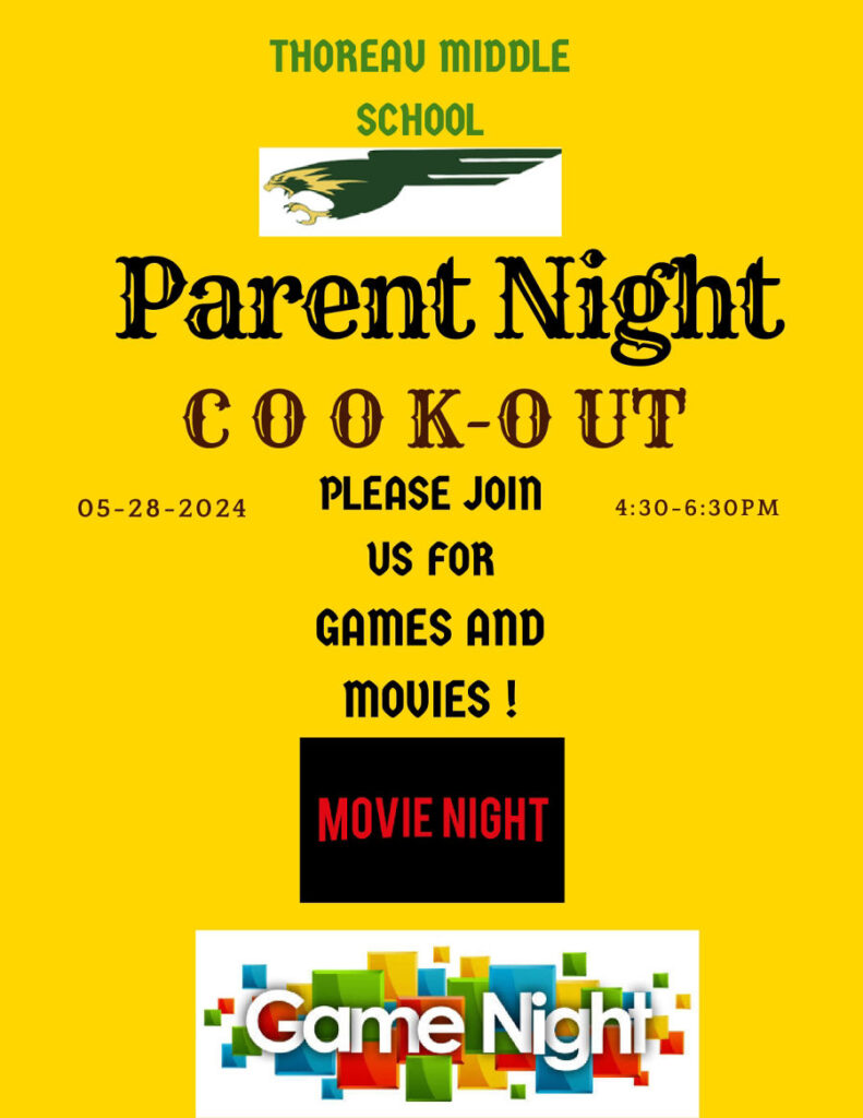 Parent Night cook out game night